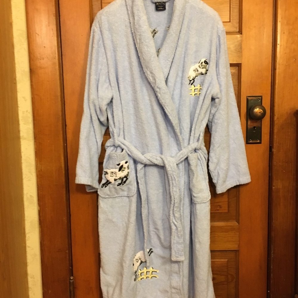 Nick & Nora Counting Sheep Robe - Size X/XL
